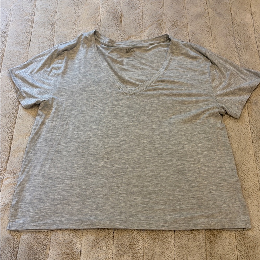 Stars Above Gray Short Sleeve Tee